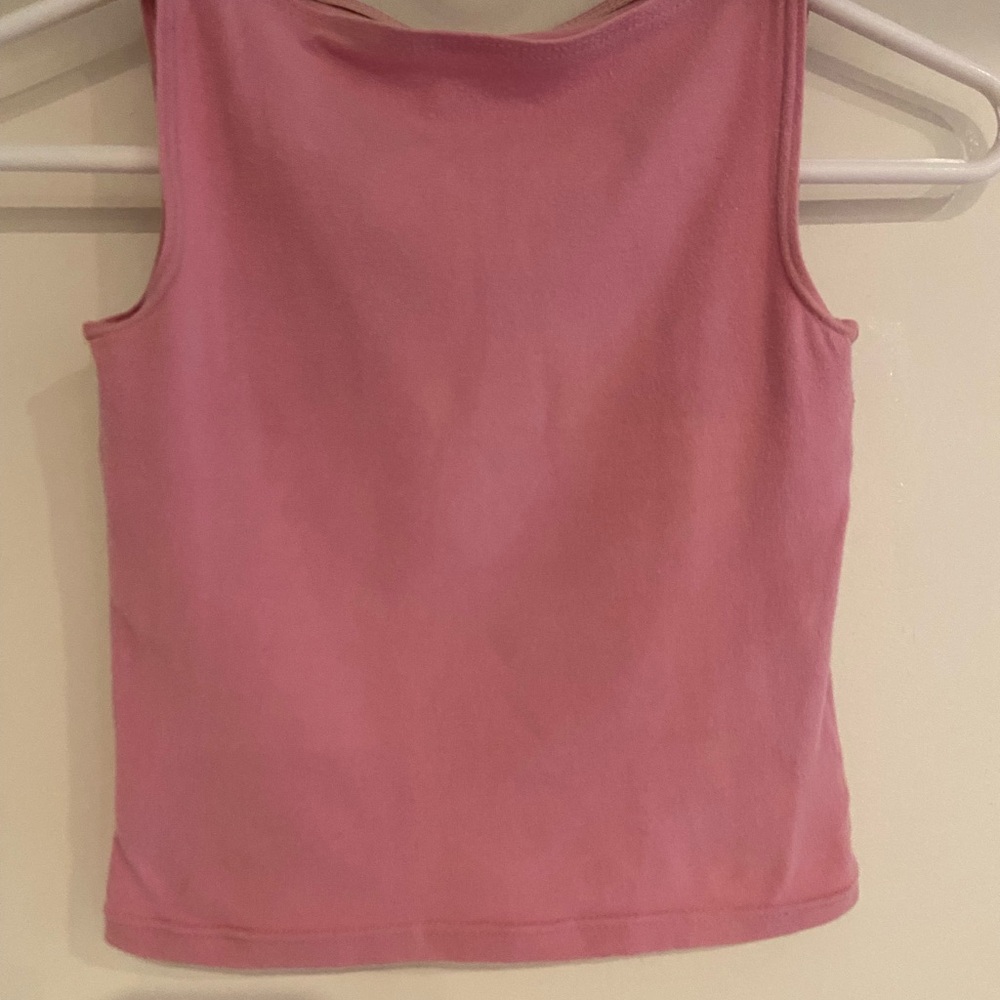 Pink Sleeveless Top
